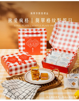 【簡單李】簡單格紋野餐日 6入盒｜下午茶、夾心餅乾、生日禮、餅乾禮盒