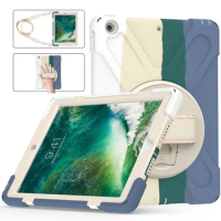 For iPad 9.7 2017 2018 Cases Kids Armor Shockproof Stand Cover Case Fundas For iPad 9.7 2018 2017 A1822 A1823 A1893 9.7" Tablet