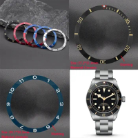 Sloping Ceramic Aluminum Bezel Insert Watch Parts Fit Tudor Black Bay Grantour SUB GMT Grantour Men'