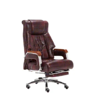 Leather Boss Chair Reclining Massage Executive Chair Business Office Chair Home Computer Chair Free Shipping
