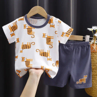 [0-3Y] HO01 MACAN SETELAN BAJU BAYI ANAK LAKI LAKI COWOK BALITA KAOS PUTIH MACAN LUCU IMPORT MURAH R