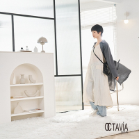 OCTAVIA8 真皮- 精靈 油蠟牛皮手提肩斜三用隨身手機包 - 靈動黑