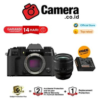 CAMERA.CO.ID - FUJIFILM X-T50 / Fuji XT50 Body Only Mirrorless Camera GARANSI RESMI Black + PWP XF 5