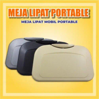 Meja Lipat Portable Mobil Meja Mobil Lipat Meja Mobil Portable - Hitam