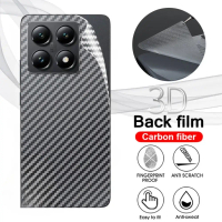 ฟิล์มคาร์บอนไฟเบอร์ด้านหลัง, สำหรับ Xiaomi 14T Pro 5G, Mi 14T 5G, 14TPro, 13T, 12T Pro, ฟิล์มกันรอยด