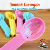 Sendok Saringan Pup Pasir dari Pasir Hamster by Hamster Tasik