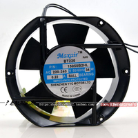 全新原裝Maxair 15050B2HL 220V 0.22A 17251 滾珠 交流散熱風扇