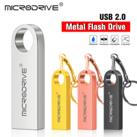 Metal USB Flash Drive 4G 8G 16G 32G 64G 128GB 256GB 512GB Memory Stick U Disk High Quality with Key Chain Pendrive