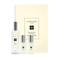 Jo Malone 經典鞣香香氛禮盒(英國梨與小蒼蘭30ml +藍風鈴9ml+鼠尾草與海鹽9ml)_國際航空版