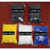 ￼Set 50/100 Chốt Nhựa Nhỏ Chốt Nhựa To Kẹp Nhựa Trắng Kẹp Nhựa Vàng Xe Máy,chốt nhựa ,ốc bấm dàn áo 