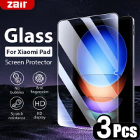 (3 Pack) Tempered Glass For Xiaomi Pad 6S Pro 12.4 2024 Full Coverage Anti-Scratch Tablet Screen Protector Film