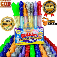 ( BISA COD ) PROMO Mainan Anak Gelembung Bubble Sabun Stik Stick Panjang Gelembung Tiup Balon Karakt