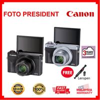 Real and effective CANON POWERSHOT G7X Mark III / Mark II +TRIPOD + SCREEN PROTECTOR + PEN( G7XM3 / 