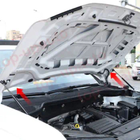 for Volkswagen Taos 2020-Present SUV Front Hood Bonnet Gas Struts Springs Lift Supports Shock Absorber Carbon Fiber Rod Dampers
