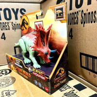 Thương Hiệu Mattel, Jurassic World, Dinosaurs Wild Attack, Ceratosaurus, Dilophosaurus, Đồ Chơi Chín