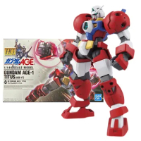 Bandai Figure Gundam Model Kit Anime Figures HG 1/144 AGE-1 Titus Mobile Suit Gunpla Action Figure Toys For Boys Children's Gift