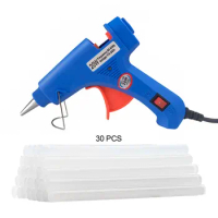 20W Hot Melt Glue Gun Household Industrial Mini Guns Electric Heat Temperature Tool With 7mm Glue Sticks