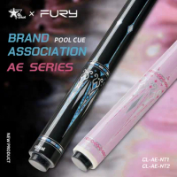 FURY-CRICAL AE-NT1/2 Pool Cue Stick Set, Maple Shaft, 3/8x10 Joint Case Set 1/2 Stick 10.5/11.5/12.5