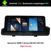 10.25 inch IPS Screen Android 13 Car GPS Navigation for BMW 3 Series E90 E91 E92 E93 (2005-2012) Right driving