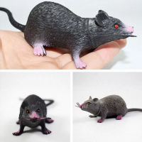 {DLGIFJIE} Fake Small Rat Lifelike Mouse Model Prop Scary Trick Prank Toy Horror Halloween Party Dec