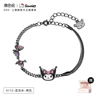 ZGO X Sanrio Kuromi Gelang Tangan สร้อยข้อมือสำหรับเด็กผู้หญิงเครื่องประดับสไตล์ใหม่6110 Kado Ulang 
