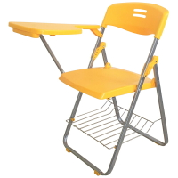 培訓椅（帶桌板） 折疊培訓椅帶桌板課桌椅帶寫字板椅折疊椅子輔導班椅補習班椅『XY31529』