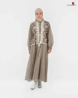 Elizabeth Clothing - Gamis Brokat 0559-3358 Black