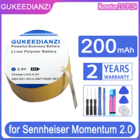 GUKEEDIANZI Replacement Battery CP1254 CP1454 200mAh for Sennheiser Momentum True Wireless 2 Headset