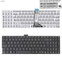 GR Laptop Keyboard for ASUS K555 X555 Black without Frame