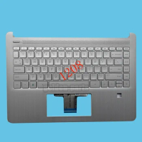New For HP 14-DQ 14S-DQ Palmrest Cover With Backlit Keyboard Silver L61507-001