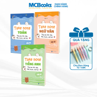 Bộ sách Take Note Lớp 10 môn Toán, Văn, Anh - Sách tham khảo TKBooks