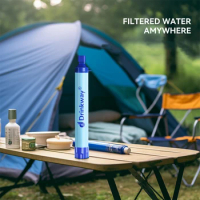 Outdoor Mini Water Filter Straw Set Wilderness Drinking Filter for Outdoor Survival Portable Drinking Water Filtration Tool