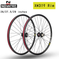 Novatec D041/D042 Mountain bike wheelset 26/27.5/29inch 4 bearing 7-11 speed 32H Disc brake 29er Aluminum alloy bicycle wheel