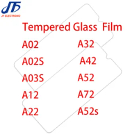 50Pcs 2.5D 9D Tempered Glass For Samsung A02 A02S A03S A12 A22 A32 A42 A52 A72 A52s 4G 5G Screen Protector Protective Film