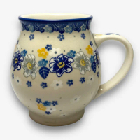 【SOLO 波蘭陶】CA 波蘭陶 440ML 梨型杯 漾藍菊系列 CERAMIKA ARTYSTYCZNA