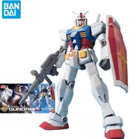 in stock Bandai Gunpla Mega Size 1/48 Gundam Rx-78-2 Assembled Model High Quality Collectible action figures Hand toy