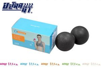 肌肉放鬆筋膜雙球 按摩雙球 花生按摩球 肌肉按摩 放鬆球(黑色)