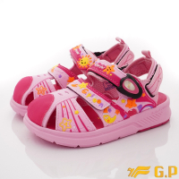 GP時尚涼拖 磁扣護趾造型涼鞋款 ON625B-44粉色(中小童段)