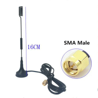 เสาอากาศ, 12 dbi, 433Mhz, เสาอากาศ Dipole ครึ่งขา, ตัวผู้ SMA, พร้อมฐานแม่เหล็ก