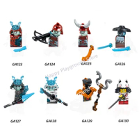 Ninja Figures Garmadon Jay Zane Kai BLIZZARD WARRIOR Cole Harumi Ultra Violet Pyro Snake Morro Building Block Kids Christmas Toy