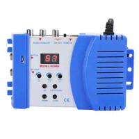 SDR HDM69 HD-MI Modulator Digital RF compatible Modulator AV to RF Converter VHF UHF PAL Standard Portable Modulator for EU