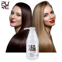 PURC Brazilian 8% 300ml Keratin Treatment Straightening Hair Eliminate Frizz and Make Shiny and Smooth Keratin for Hair Care