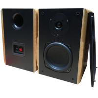 100W 6.5 Inch Subwoofer Speakers HIFI Two-way Frequency Speakers Bookshelf 4ohm Wooden Passive Audio Fever Front Speakers