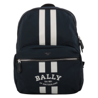 BALLY Fixie  附斜背小袋再生尼龍雙肩後背包(海軍藍)