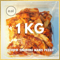 Po Keripik Singkong Kiloan 1 Kg Pedas Manis - Cemilan Enak Instan Camilan Kering