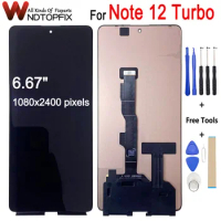 6.67" OLED For Xiaomi Redmi Note 12 Turbo LCD Display Touch Digitizer Assembly Replaceme Parts For Redmi Note12 Turbo LCD Screen