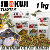 1KG SHOKUJI PELET MAKANAN KURA-KURA AIR RES BRAZIL CST AST PAKAN KURA DAMER PIPUT MONBI PICTA PELLET