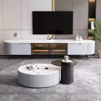 Complete Living Room Tv Cabinet Drawer Unit Media Console Furniture Decoration Organizer Retro Supporti Per Tv Shelves Table