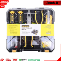 ToolSet ToolKit Set Krisbow Set 8 Pcs Perkakas Rumah Tangga Set Peralatan Hitam