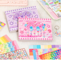 Colorful Paradise Series Sticker Book Stickers Dekorasi Binder Scrapbook Jurnal Stiker DIY Stike